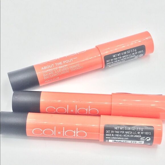 Col Lab Lip Balm About the Pout Peach Club - Picture 2 of 2